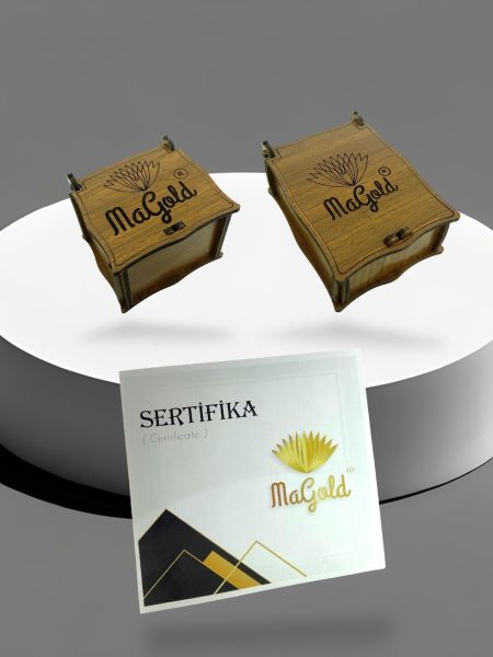Pırlanta Model Tek Baget Sıvama Altın Bileklik Bilezik