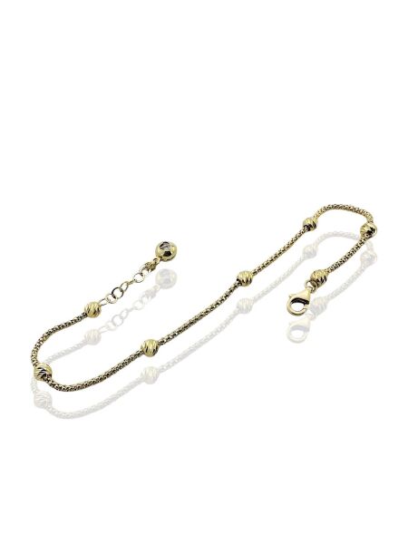 Günlük Kullanım Dorika Toplu 14 Ayar Altın Zincir Bileklik