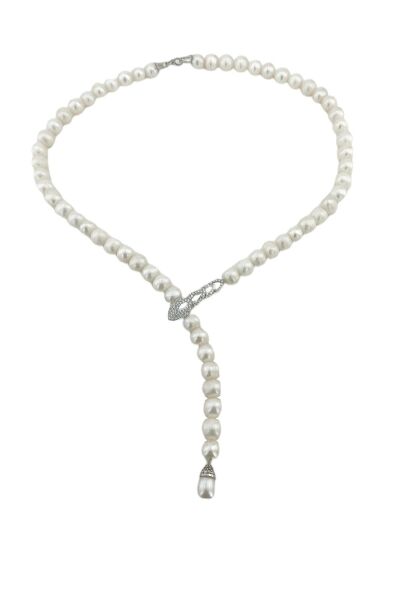 Altın Modeli Yeni Özel Tasarım İnci Gerdanlık 925 Gümüş Kolye