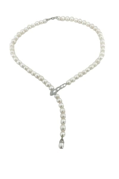 Altın Modeli Yeni Özel Tasarım İnci Gerdanlık 925 Gümüş Kolye