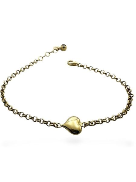 Kalp Taşsız Günlük Doch Zincir Altın Bileklik