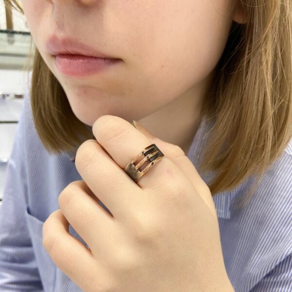 El Üretim Çatı Tasarım Taşsız Otantik 925 Gümüş Yüzük