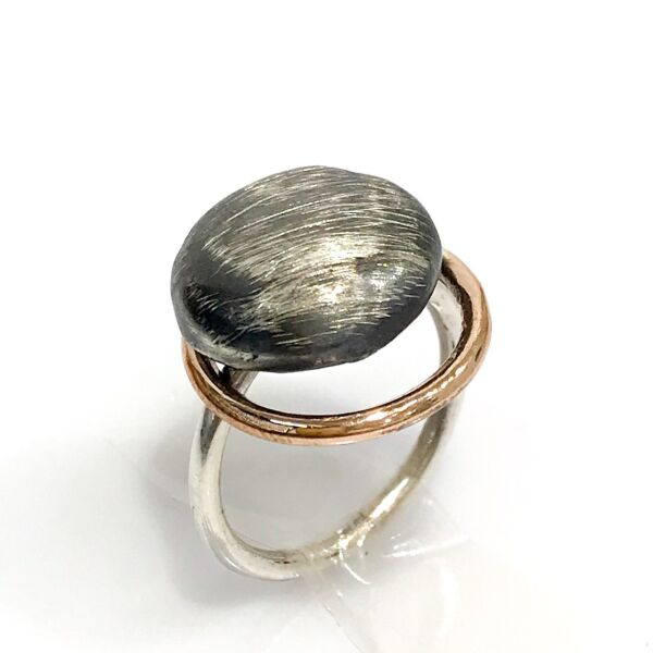 Özel Tasarım Otantik El Üretim Gümüş Yüzük