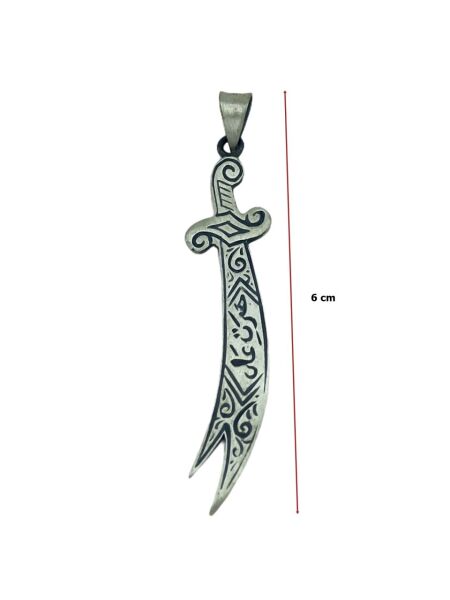 925 Gümüş Zülfikar Kolye Ucu Uç