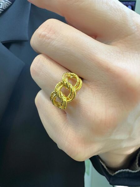 Samanyolu Model 14 Ayar Altın Yüzük Üst Kalite