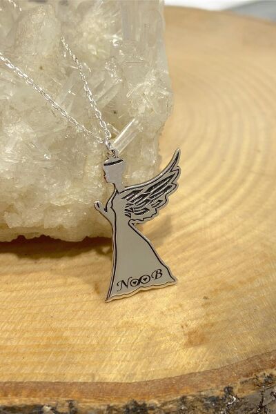 Harfli Peri 925 Gümüş Kolye