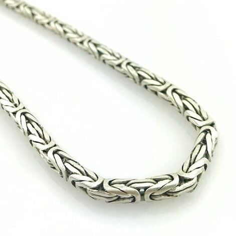 Kral Zincir 5 mm 52 gr Gümüş Erkek Zinciri Kolye