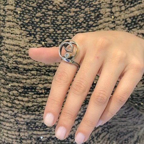 El İşçiliği Telkari Özel Tasarım Otantik Gümüş Yüzük