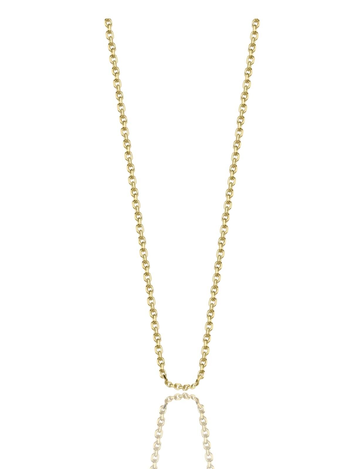 14 Ayar Altın İnce Forse Zincir Kolye