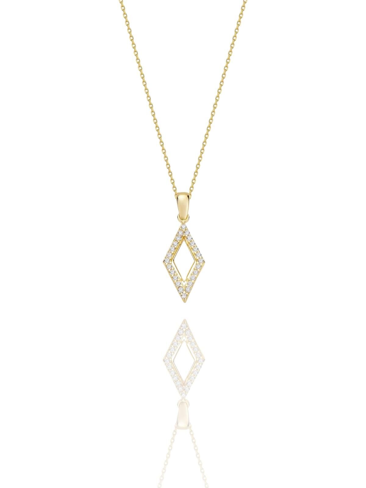 Karo Özel Tasarım Çok Şık 14 Ayar Altın Kolye