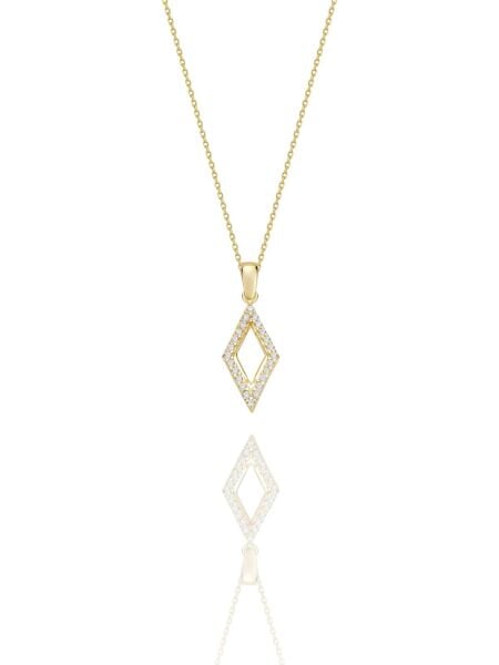 Karo Özel Tasarım Çok Şık 14 Ayar Altın Kolye