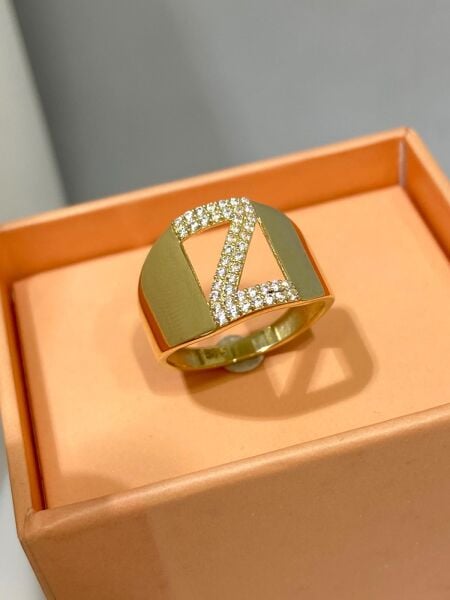 14 Ayar Altın Z Harfli Üst Kalite Trend Harf Yüzük