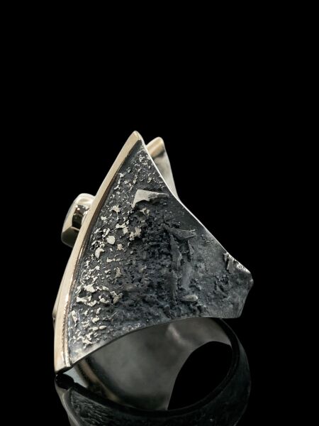 Özel Tasarım El Üretimi Sanatsal 925 Gümüş Yüzük