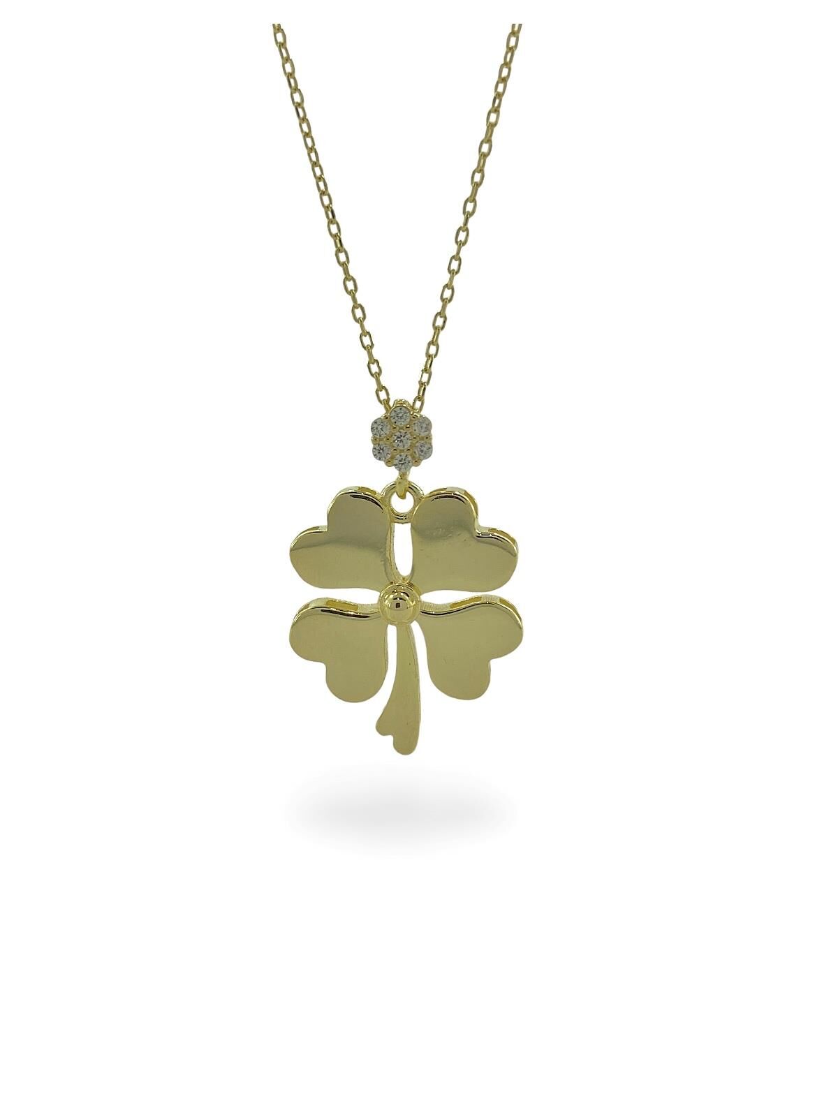 Trend Yonca Altın Kolye 8 Ayar 2.50 gr