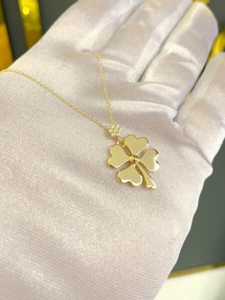 Trend Yonca Altın Kolye 8 Ayar 2.50 gr