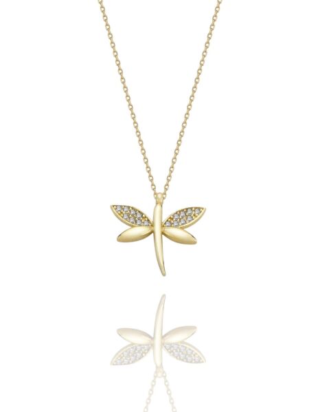 Yusufçuk Üst Kalite Özel Tasarım 14 Ayar Altın Kolye