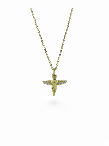 Minik Dua Meleği Altın Kolye