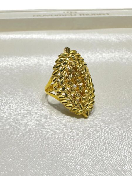 Maraş İşçiliği Dorika Kalemli 14 Ayar Altın Mekik Yüzük