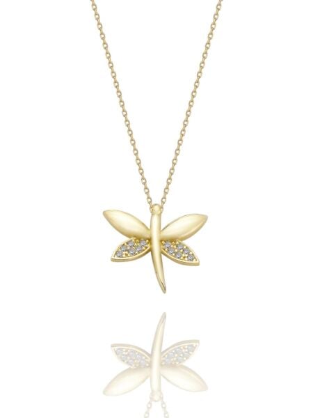 Yusufçuk Çok Şık 14 Ayar Altın Kolye