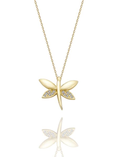 Yusufçuk Çok Şık 14 Ayar Altın Kolye