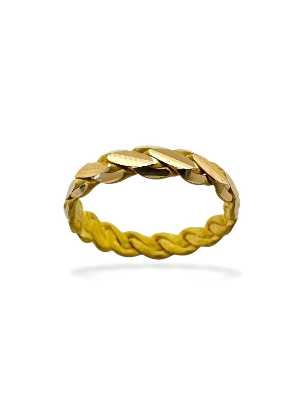 22 Ayar Altın 4 mm Adana Burması Fıstık Ezme  Alyans Yüzük