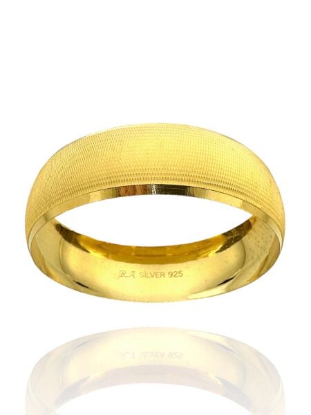 925 Ayar Gümüş 21 gr 2 cm 6.4 Boy Trabzon Hasır Has Altın Kaplama Bilezik