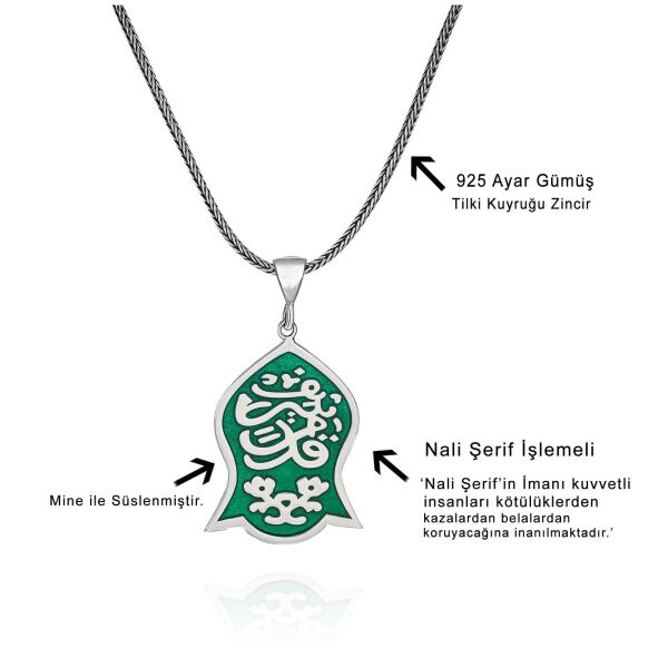 Nal-ı Şerif Nalı Şerife 60 cm 925 Gümüş Kolye