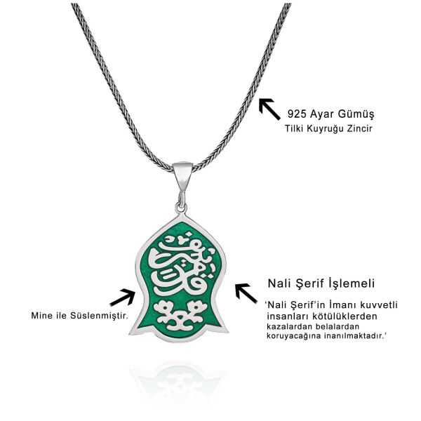 Nal-ı Şerif Nalı Şerife 60 cm 925 Gümüş Kolye
