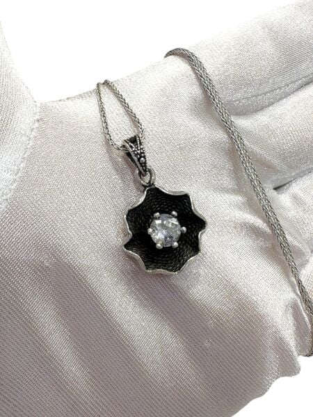 925 Ayar Gümüş Uzun 60 cm Zincir Otantik Kolye