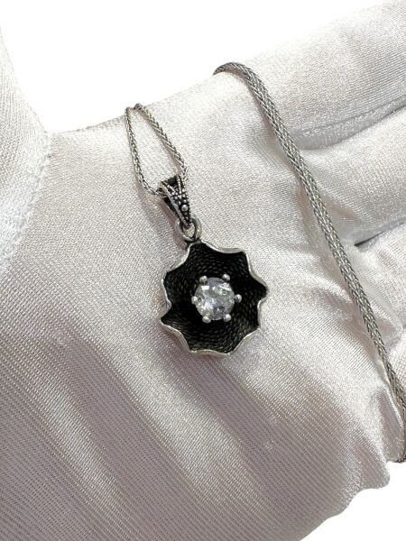 925 Ayar Gümüş Uzun 60 cm Zincir Otantik Kolye