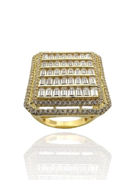 Kırıntı Baget Ekstra Büyük Boy Altın Yüzük