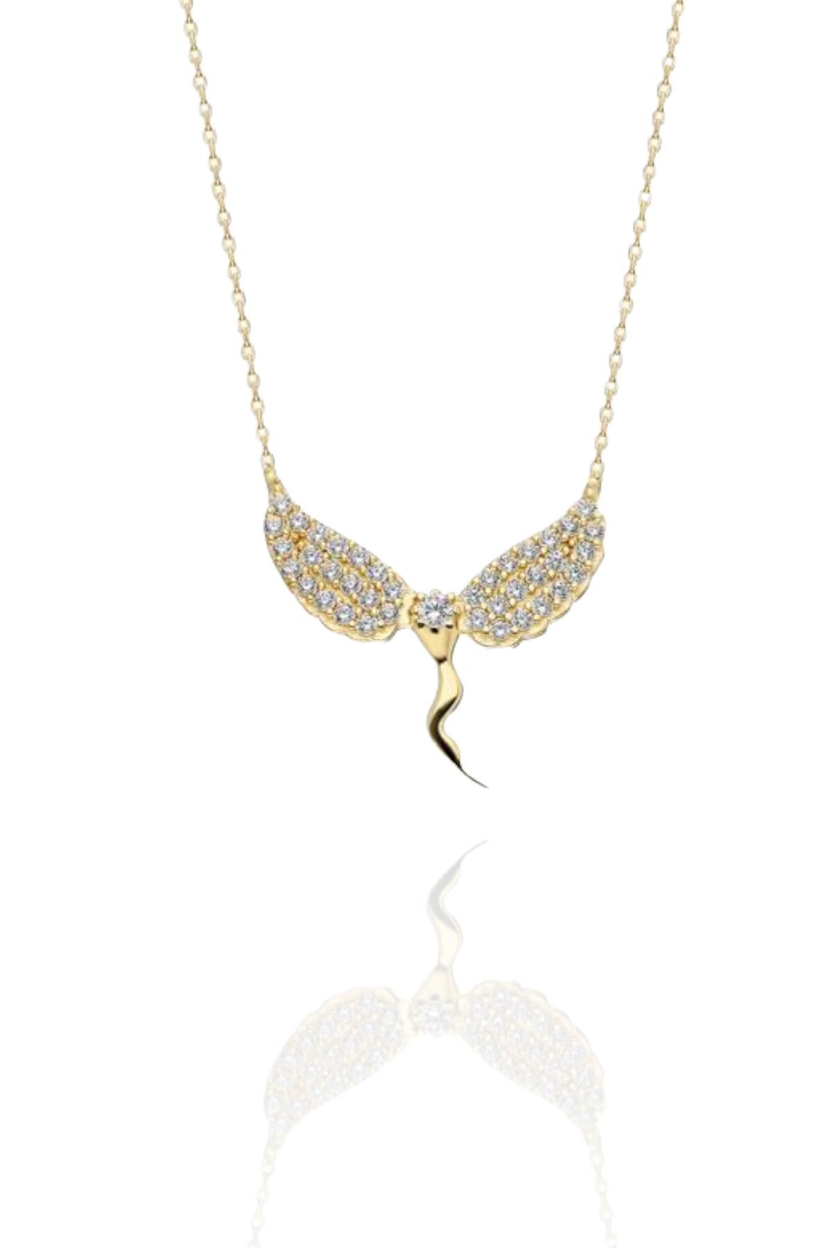 14 Ayar Altın İyilik Meleği Melek Kolye