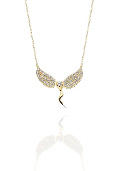 14 Ayar Altın İyilik Meleği Melek Kolye