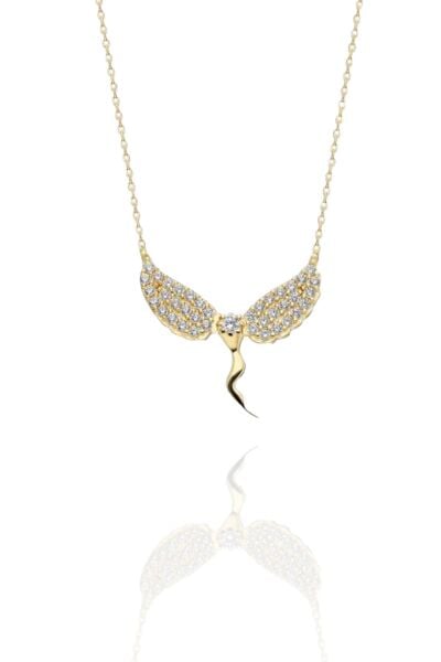 14 Ayar Altın İyilik Meleği Melek Kolye